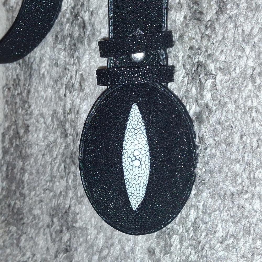 Genuine Stingray Skin Belt size38